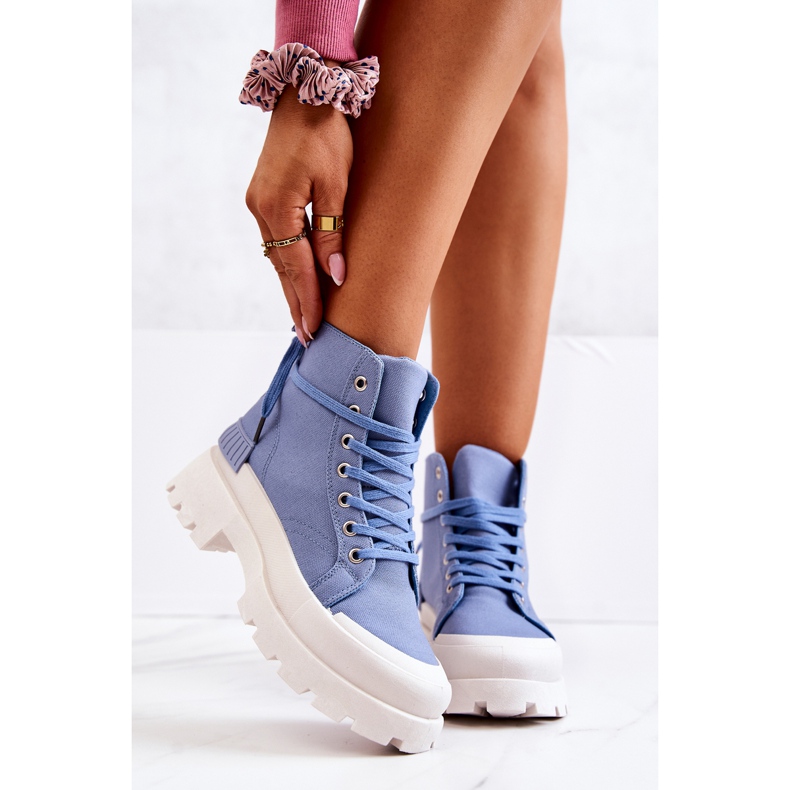 PS1 Cizme Faithfull Blue Tied albastru 2