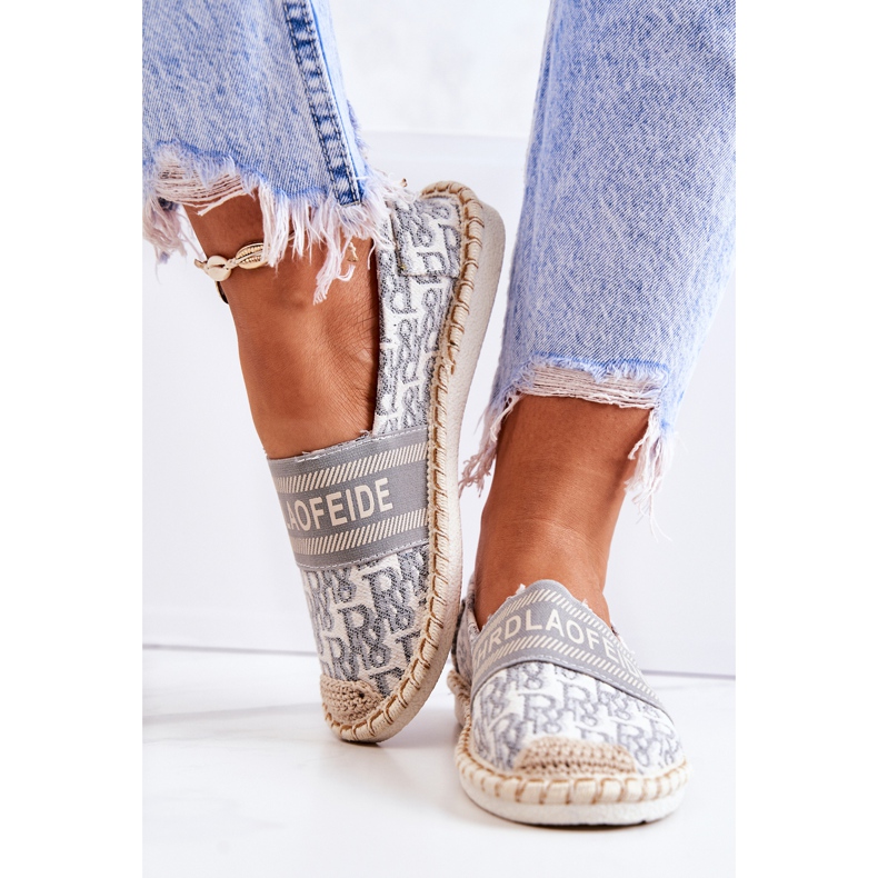 PS1 Espadrile clasice gri Warm Time bej 1