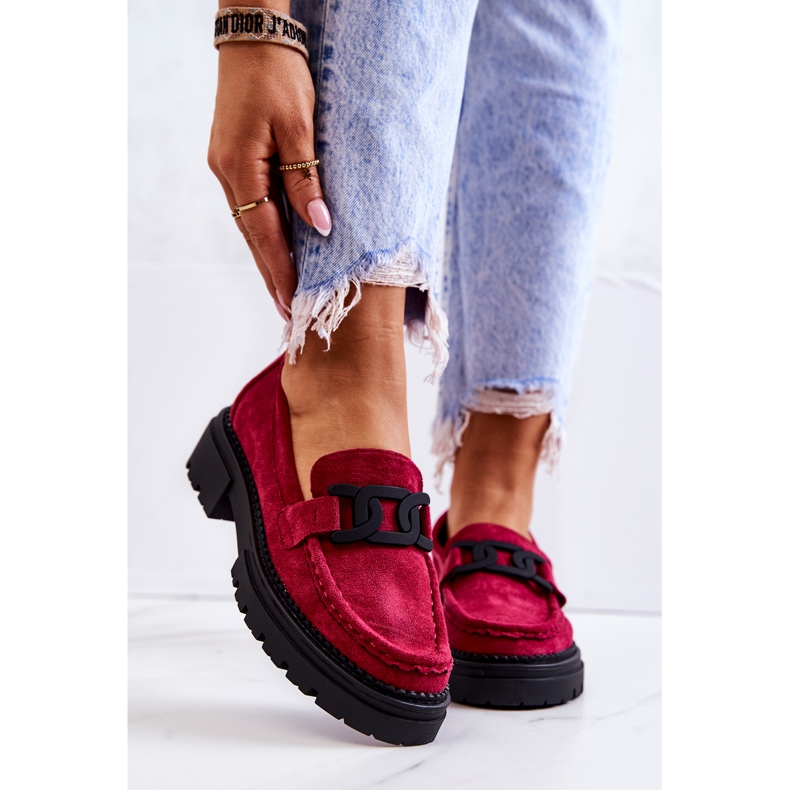 PL5 Mocasini De piele intoarsa Cu Decorat La.Fi Fuchsia Laurene roz 2 PL5 Mocasini De piele intoarsa Cu Decorat La.Fi Fuchsia Laurene roz 2