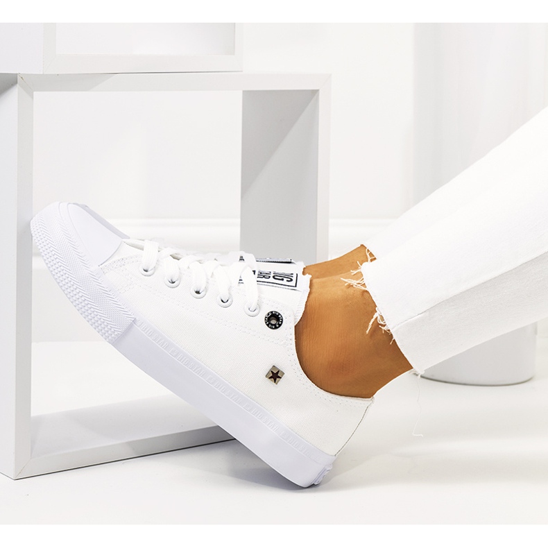 Tenisi albi dama Big Star AA274010 1