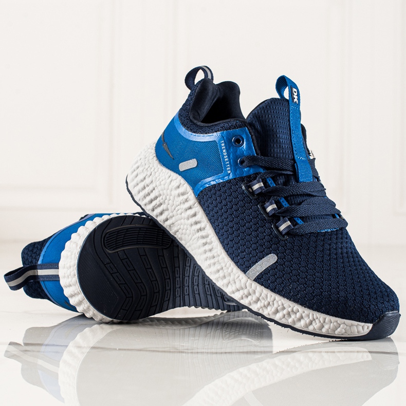 DK Pantofi sport la modă albastru marin albastru 2