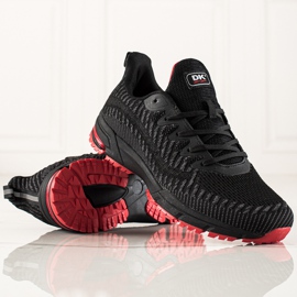 DK Pantofi sport confortabili pentru barbati negru gri 1
