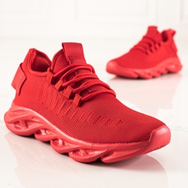 TRENDI Pantofi sport pentru bărbați la modă roșu 1