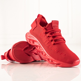 TRENDI Pantofi sport pentru bărbați la modă roșu 2