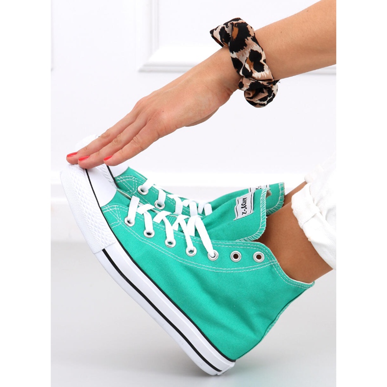 Adidași Inga L.GREEN până la glezne verde 1