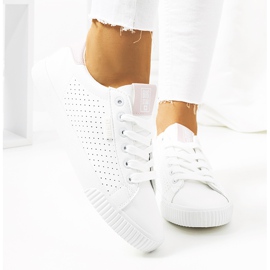 Tenisi albi dama Big Star HH274073 roz 2 Tenisi albi dama Big Star HH274073 roz 2