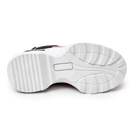 FR1 Pantofi sport negri Gabbie Snake din piele negru roz 1