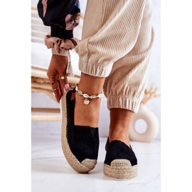 FB2 Espadrile negre Lesley din piele intoarsa negru 1