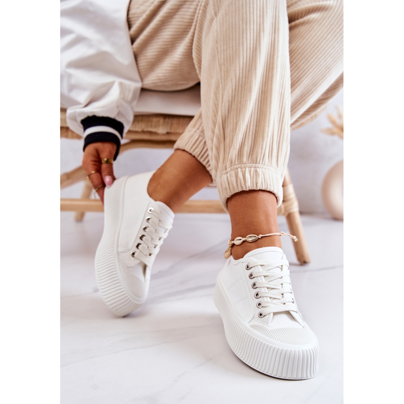 FB2 Pantofi Joși Pe Platforma Albă Mischa 2