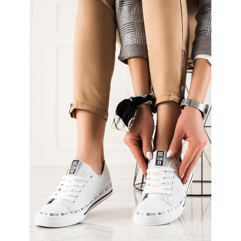 Pantofi de damă Big Star FF274024 alb 2