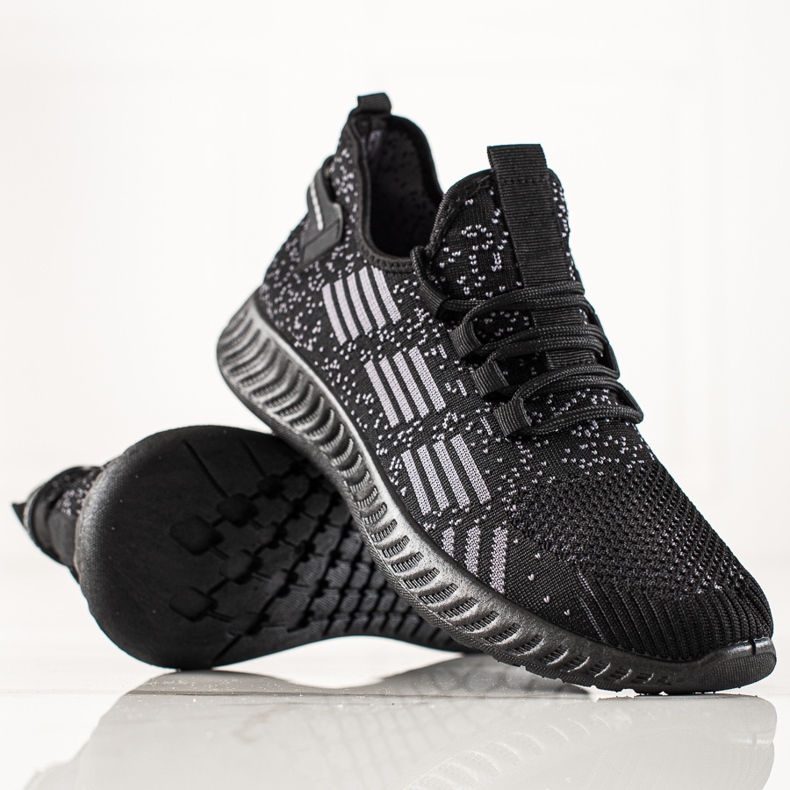TRENDI Pantofi sport ușoare pentru bărbați negru 1