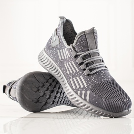 TRENDI Pantofi sport ușoare pentru bărbați gri 1