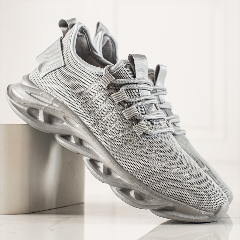 TRENDI Pantofi sport pentru bărbați la modă gri 1