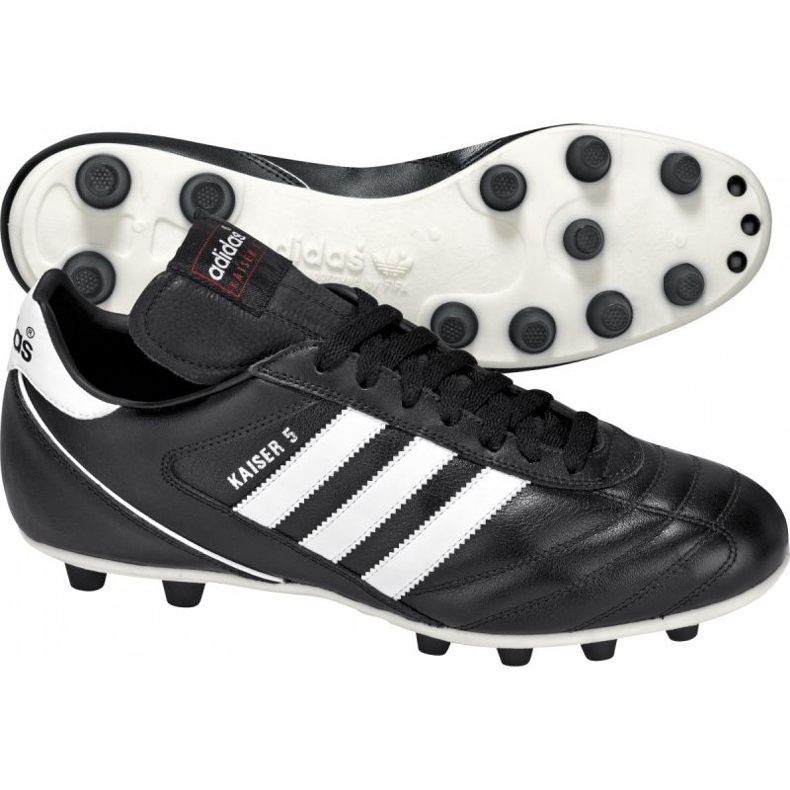 Ghete de fotbal Adidas Kaiser 5 Liga Fg 033201 negru negru 1