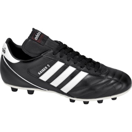 Ghete de fotbal Adidas Kaiser 5 Liga Fg 033201 negru negru 2 Ghete de fotbal Adidas Kaiser 5 Liga Fg 033201 negru negru 2