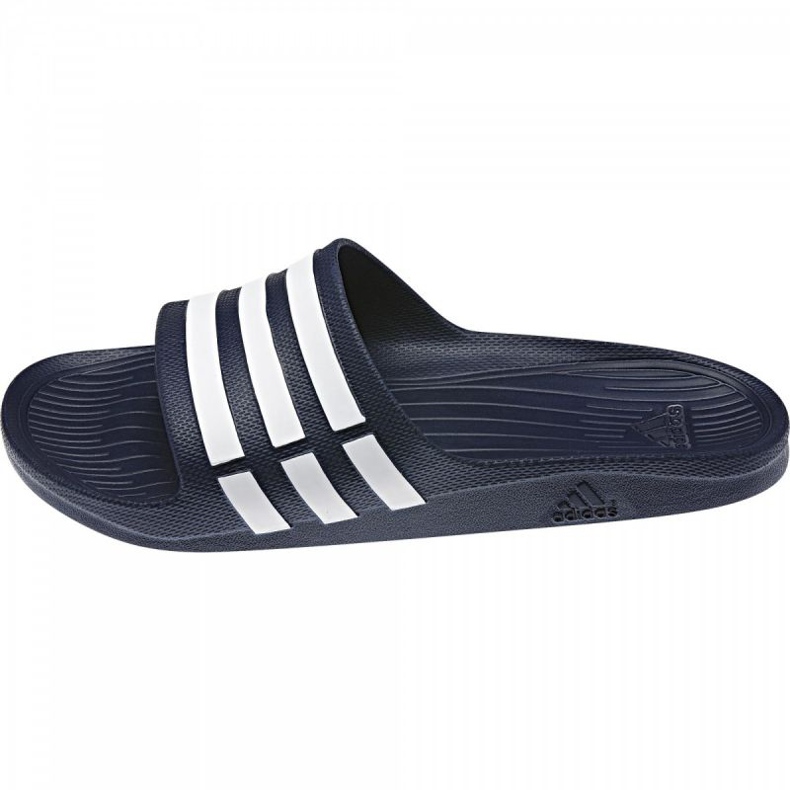 Papuci Adidas Duramo Slide G15892 alb albastru marin 2