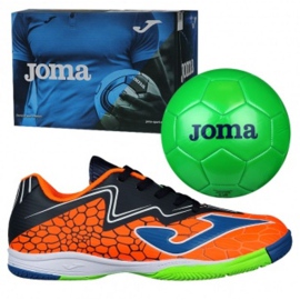 Încălțăminte de interior Joma Super Copa In Jr SCJS.808.IN negru albastru portocale verde portocale 1