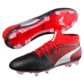 Ghete de fotbal Puma One 18.1 Syn Fg M 104869 01 multicolor negru 1 Ghete de fotbal Puma One 18.1 Syn Fg M 104869 01 multicolor negru 1