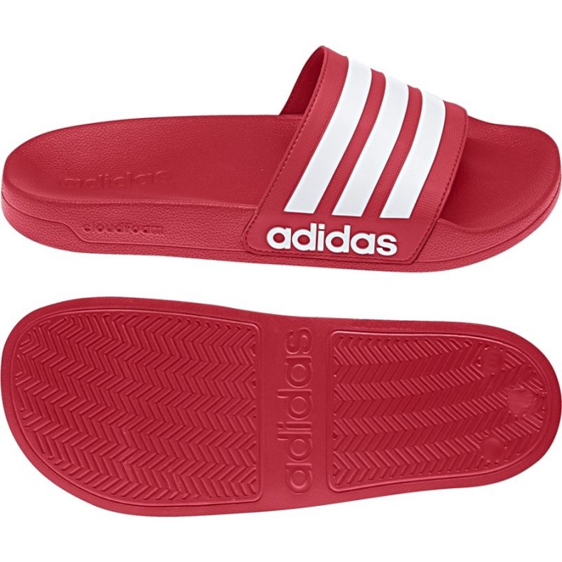 Papuci Adidas Adilette Shower AQ1705 alb roșu 1