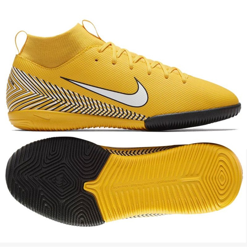 Pantofi de fotbal Nike Mercurial Superfly 6 Academy Gs Neymar Ic Jr AO2886-710 galben galbeni 1