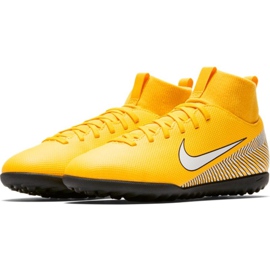 Pantofi de fotbal Nike Mercurial Superfly 6 Club Neymar Tf Jr AO2894-710 multicolor galbeni 1