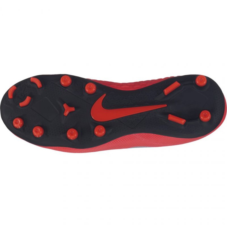 Pantofi de fotbal Nike Phantom Vsn Club Df Fg Mg Jr AO3288-600 multicolor portocale si rosii 1