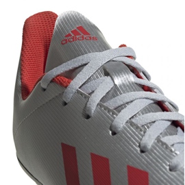 Ghete de fotbal Adidas X 19.4 FxG Jr F35362 multicolor argint 1 Ghete de fotbal Adidas X 19.4 FxG Jr F35362 multicolor argint 1