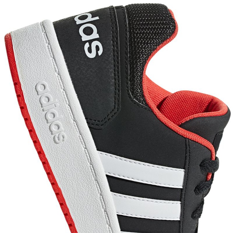 Încălțăminte adidas Hoops 2.0 Jr B76067 negru roșu 1