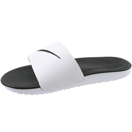 Nike Kawa Slide Gs / Ps 819352-100 alb 2 Nike Kawa Slide Gs / Ps 819352-100 alb 2