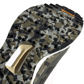 Pantofi de trekking adidas Terrex Free Hiker M EF0774 negru gri multicolor verde 1