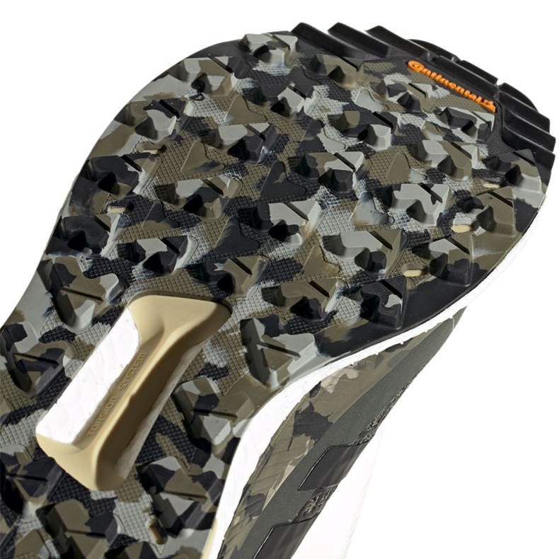 Pantofi de trekking adidas Terrex Free Hiker M EF0774 negru gri multicolor verde 1