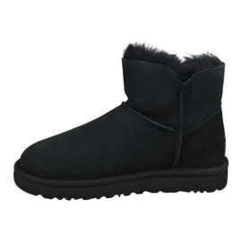 Pantofi Ugg Mini Bailey Button Ii W 1016422-BLK negru 1