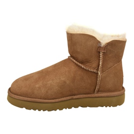 Pantofi Ugg Mini Bailey Button Ii W 1016422-CHE maro 1