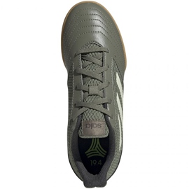 Ghete de fotbal Adidas Predator 19.4 In Jr EF8224 verde verde 1 Ghete de fotbal Adidas Predator 19.4 In Jr EF8224 verde verde 1