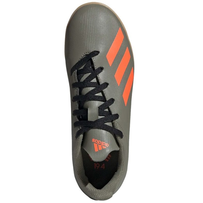 Ghete de fotbal Adidas X 19.4 In Jr EF8379 nuanțe de gri 1