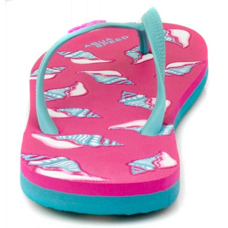 Aqua-Speed ​​Napoli W 40869-40875 flip-flops albastru roz 1