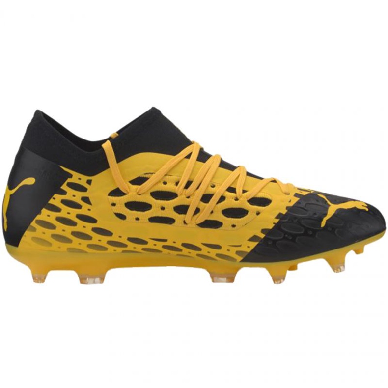 Ghete de fotbal Puma Future 5.3 Netfit Fg Ag M 105756 03 galben galben 1