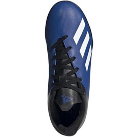 Ghete de fotbal Adidas X 19.4 Tf Jr FV4662 albastru albastru 2