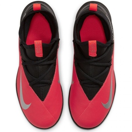Pantofi de fotbal Nike Phantom Vsn 2 Club Df Tf Jr CD4079-606 roșu portocale si rosii 1