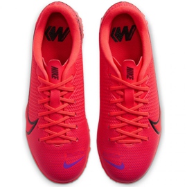Pantofi de fotbal Nike Mercurial Vapor 13 Academy Tf Jr AT8145-606 roșu portocale si rosii 1