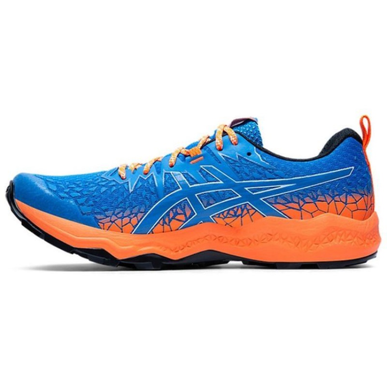 Pantofi de alergare Asics Fujitrabuco Lyte M 1011A700-400 albastru portocale 1