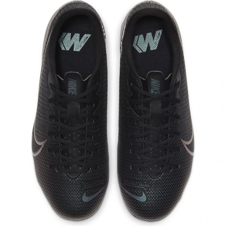 Pantofi de fotbal Nike Mercurial Vapor 13 Academy FG / MG Jr AT8123 010 gri negru 1 Pantofi de fotbal Nike Mercurial Vapor 13 Academy FG / MG Jr AT8123 010 gri negru 1