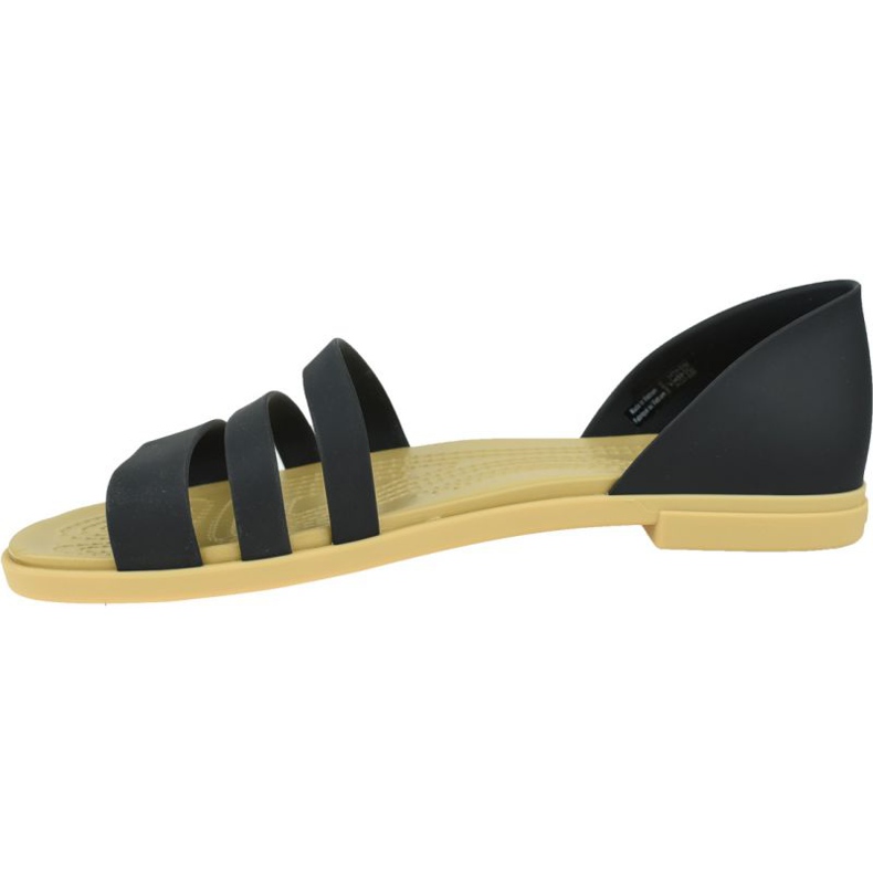 Crocs Tulum Open Flat W 206109-00W negru 1