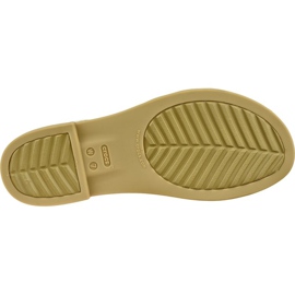 Crocs Tulum Open Flat W 206109-1CQ alb 3
