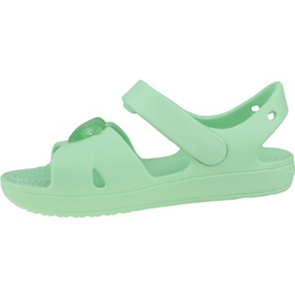 Sandală Crocs Classic Cross-Strap K 206245-3TI ['albastru'] verde 1