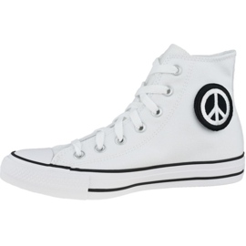Pantofi Converse Chuck Taylor All Star Hi Peace W 167892C alb 1 Pantofi Converse Chuck Taylor All Star Hi Peace W 167892C alb 1