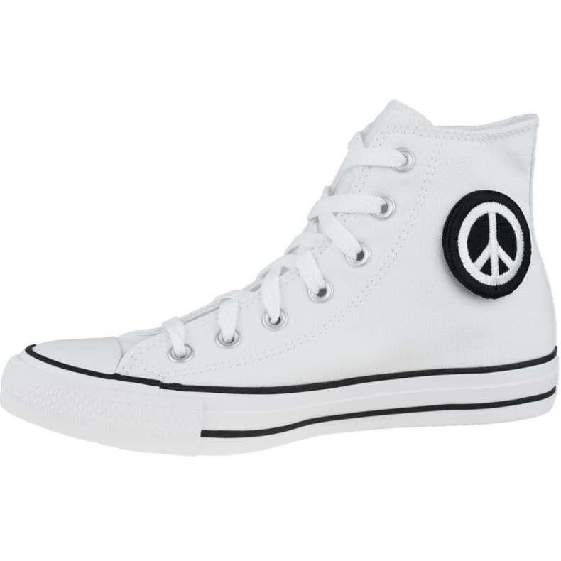 Pantofi Converse Chuck Taylor All Star Hi Peace W 167892C alb 1 Pantofi Converse Chuck Taylor All Star Hi Peace W 167892C alb 1