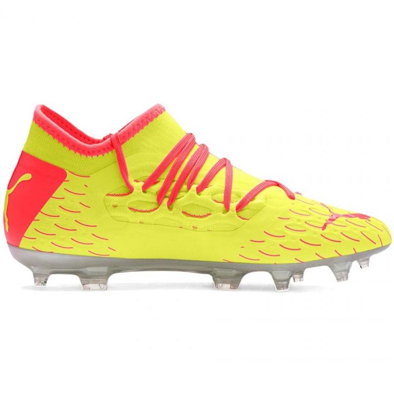 Ghete de fotbal Puma Future 5.3 Netfit Jr Osg Fg Ag 105947 01 roșu portocale si rosii 1