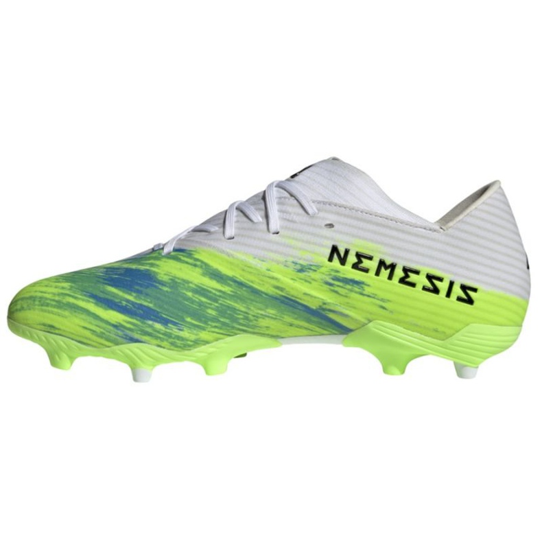 Ghete de fotbal Adidas Nemeziz 19.2 Fg M EG7220 multicolor verde 1
