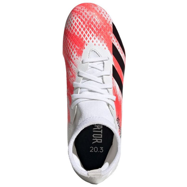 Ghete de fotbal Adidas Predator 20.3 Fg Jr EG0927 multicolor alb 1